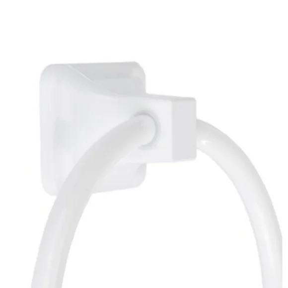 2 Project Source Seton White Wall Mount Single Towel RingNew in BoxModel #5988 - Picture 4 of 6